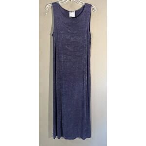 Dressing Clio Dress Sleeveless Maxi Vintage 90s Y2K Blue Romantic Sz Medium USA